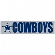 Dallas Cowboys Bumper Strip 3" X 12"